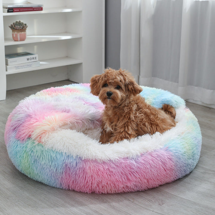 Women's cozy round pet bed Kalsten