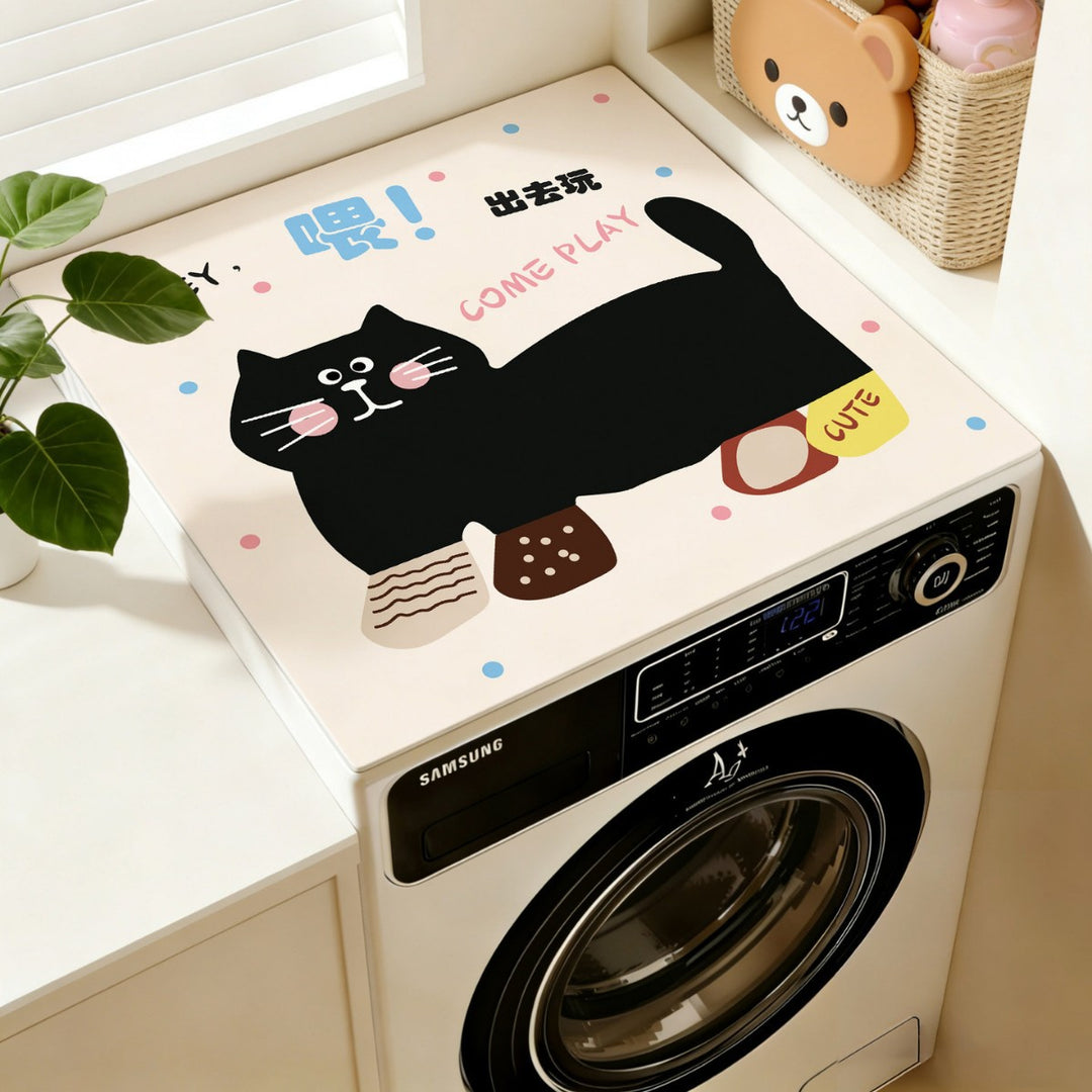 Decorative Laundry Appliance Mat