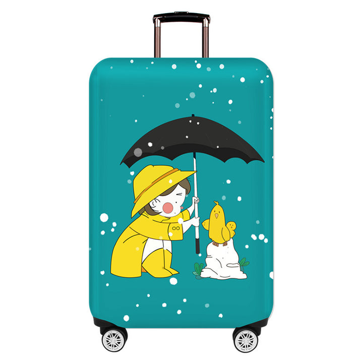 Women's Hard Shell Suitcase with Charming Children's Design Kalsten