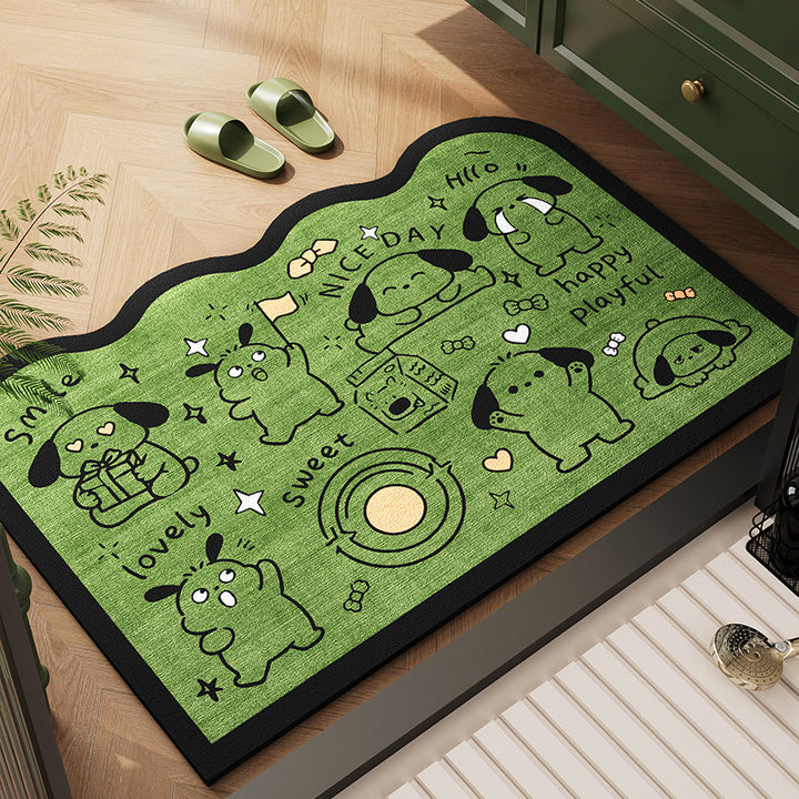 Travel-Themed Decorative Area Mat