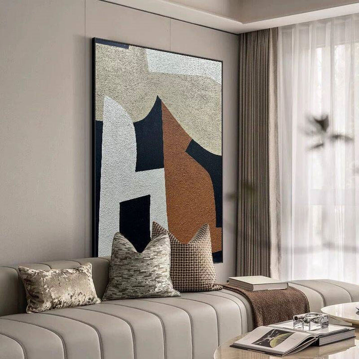 Modern Minimalist Textured Wall Art