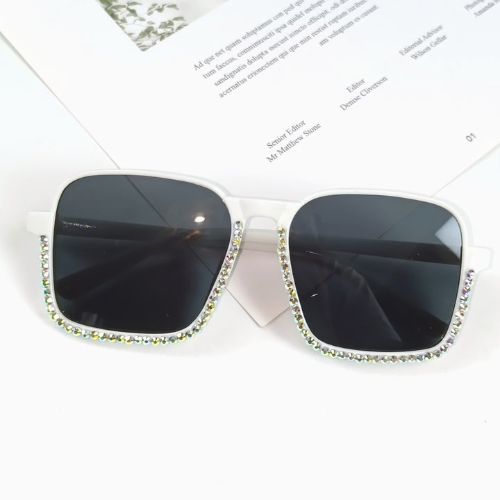 Ladies Glamorous Sunglasses with Sparkling Rhinestone Embellishment Kalsten