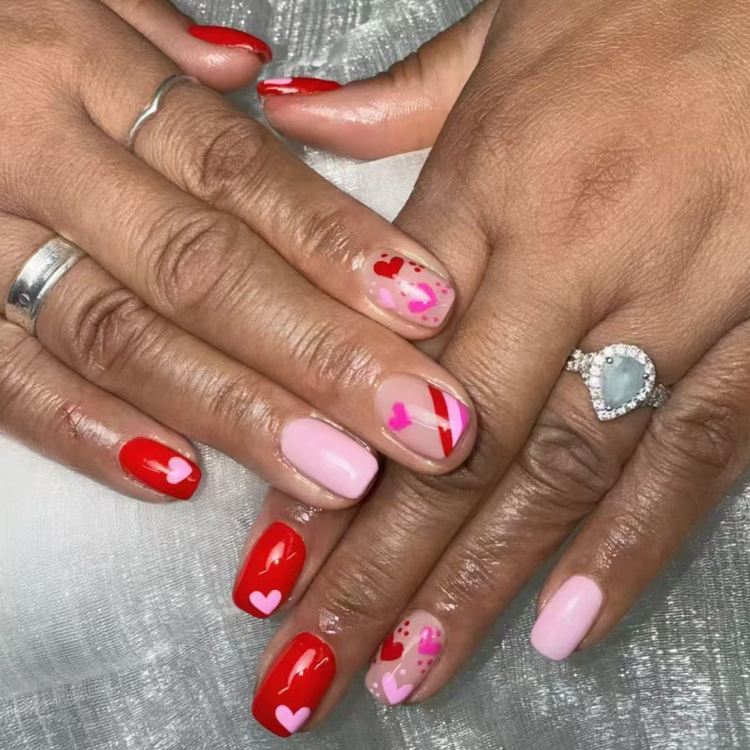 Heart-Themed Nail Art Kit