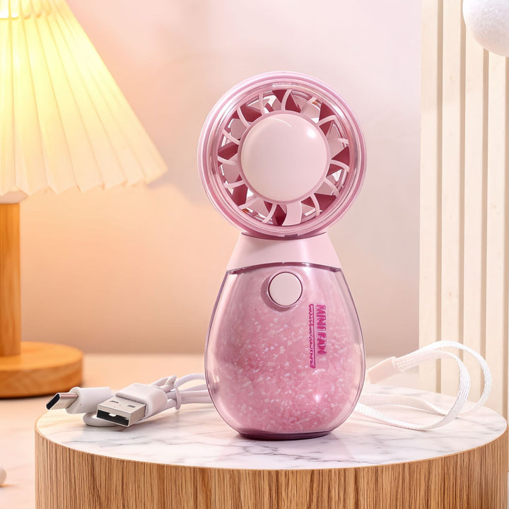 Ladies Portable Hand Fan with Playful Design Kalsten