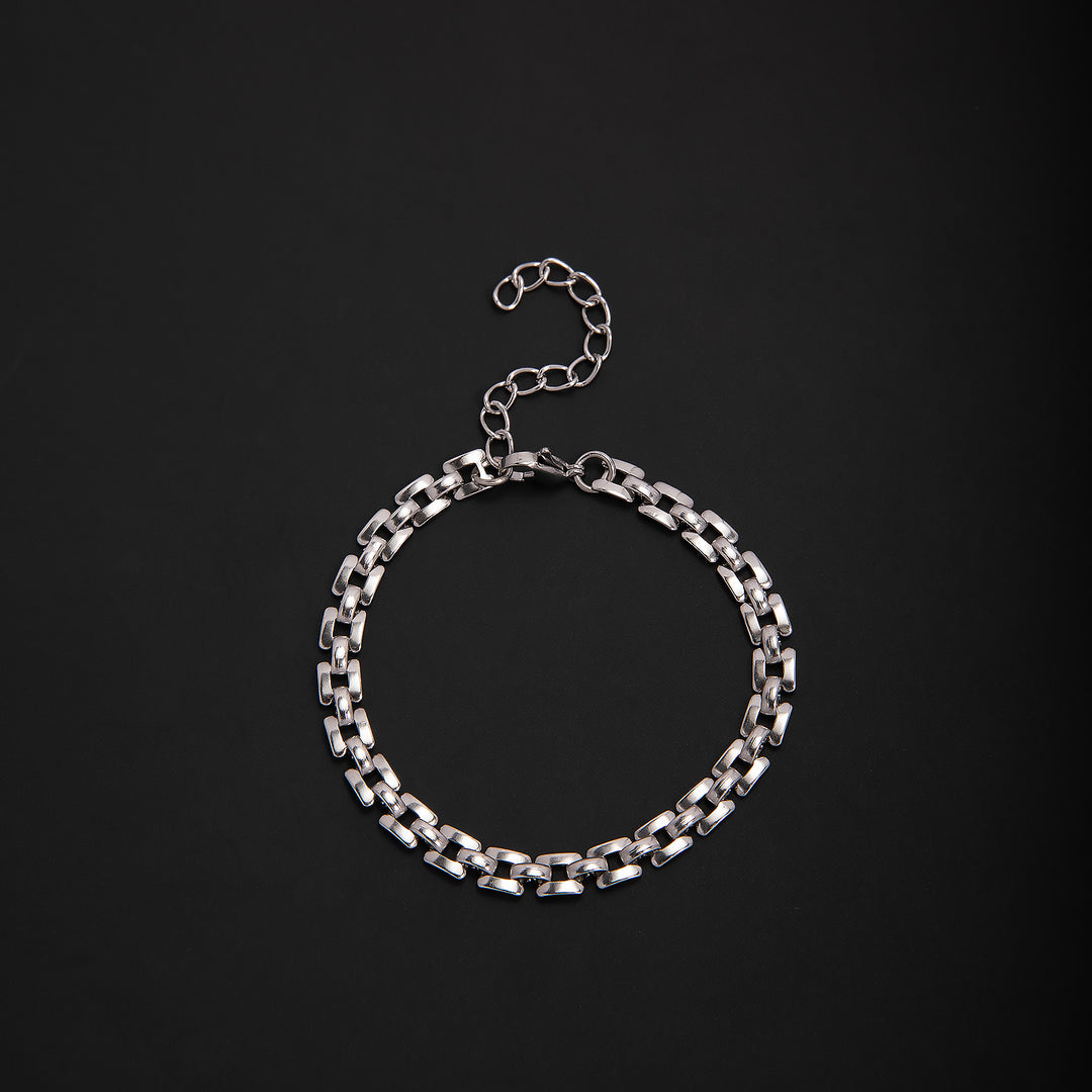 Elegant Geometric Link Bracelet Kalsten