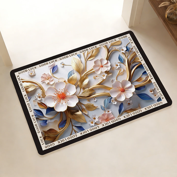 Playful Citrus-Themed Bathroom Mat Kalsten