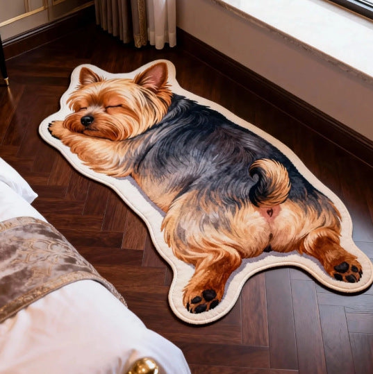 Dog Theme Decorative Rug