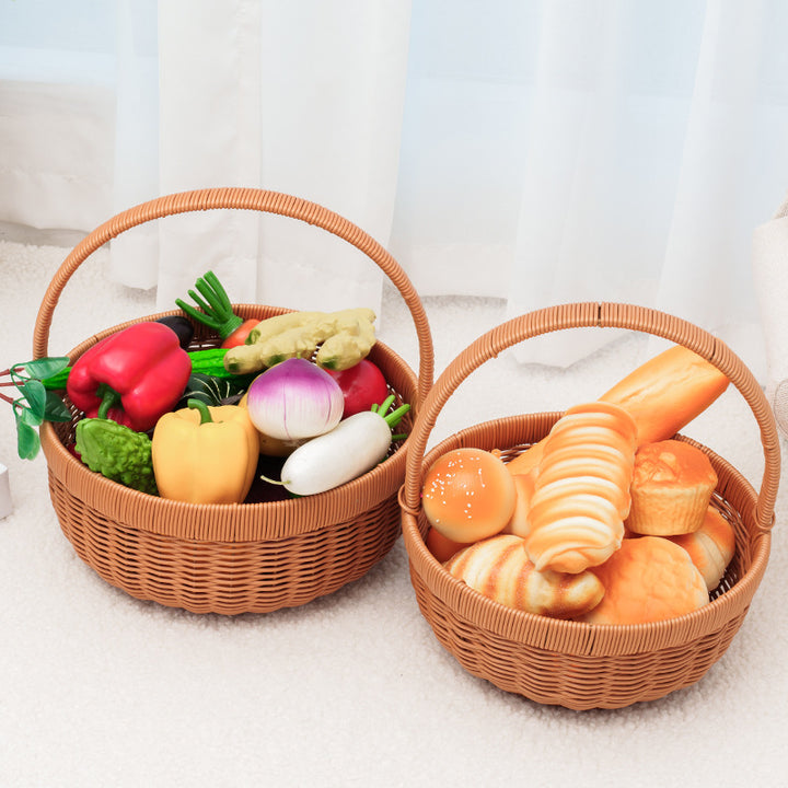 Stylish Woven Storage Basket with Lid Kalsten