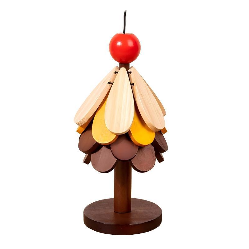 Decorative wooden tree figure