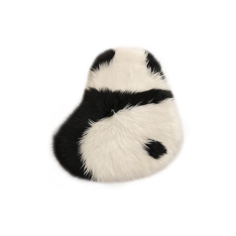 Plush cuddly pillow in sheep shape with dense artificial fur and soft polyester filling Kalsten