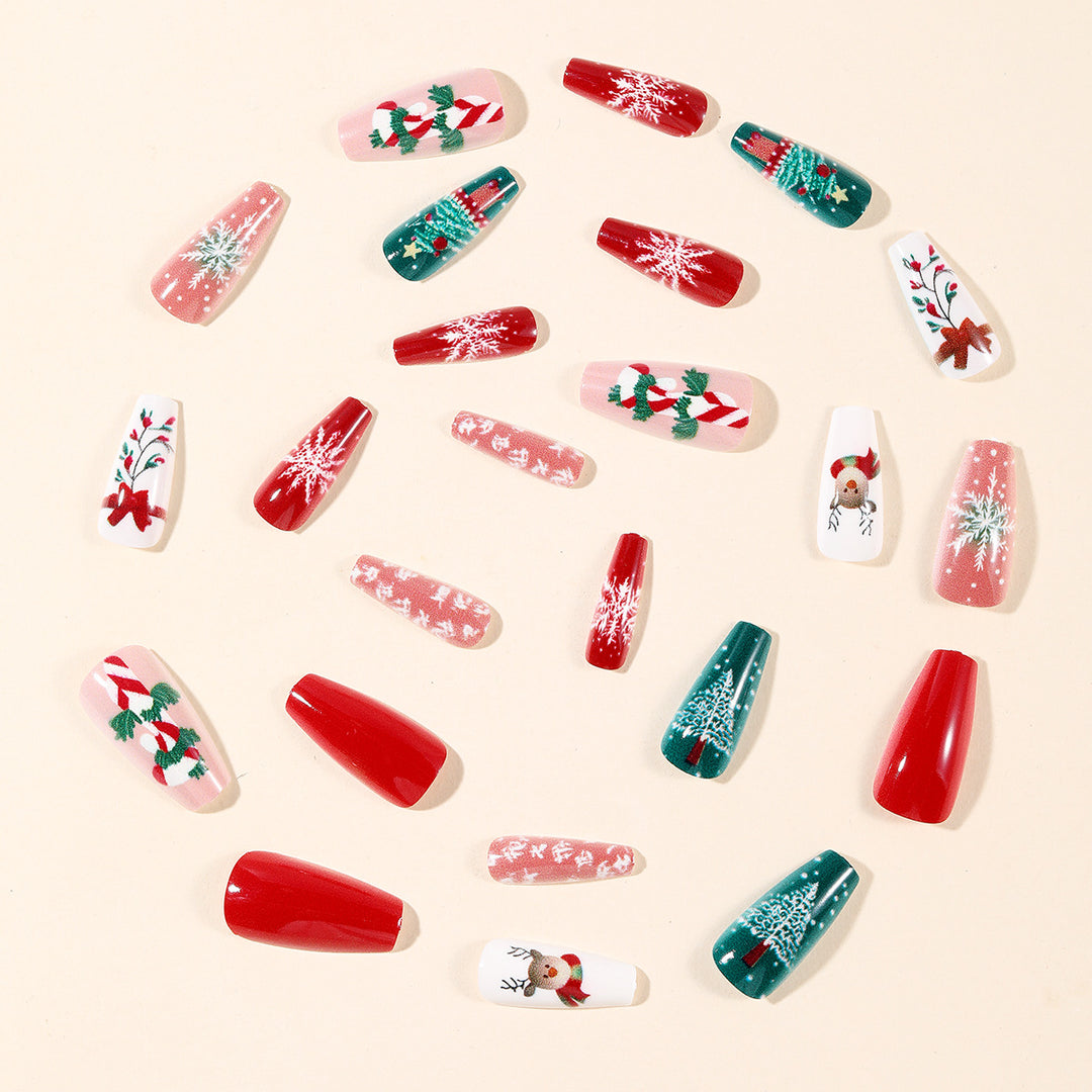 Festive Themed Holiday Nail Art Extensions Kalsten