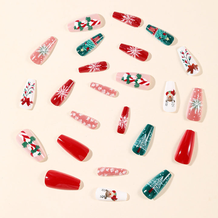 Festive Themed Holiday Nail Art Extensions Kalsten