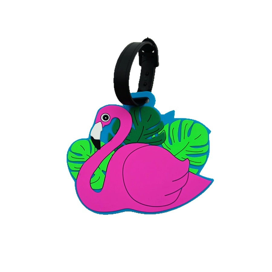 Fun Flamingo-Shaped Luggage Tag Kalsten