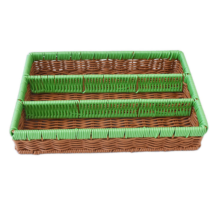 Multi-Tiered Woven Storage Tray Kalsten
