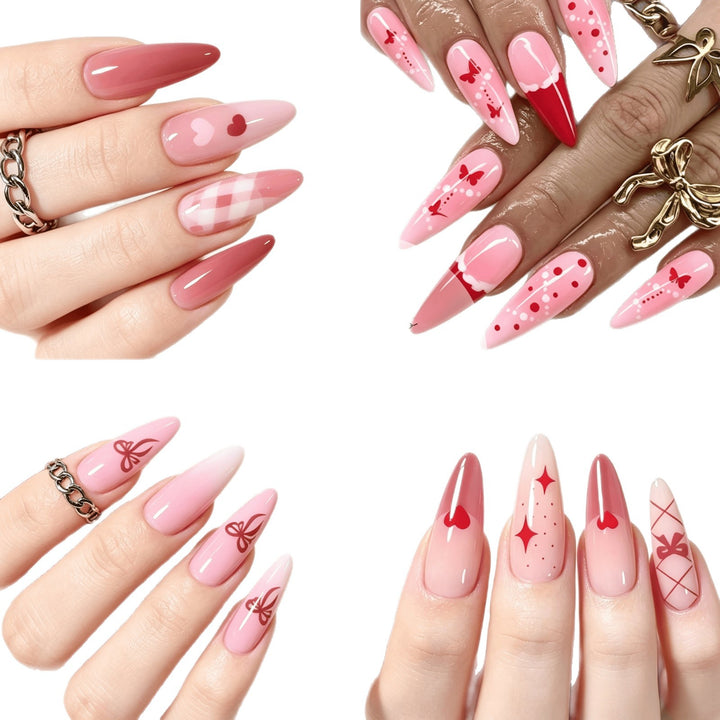 Decorative Press-On Nail Art Set Kalsten 1787228515