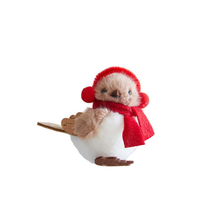 Decorative Winter Bird Figurine