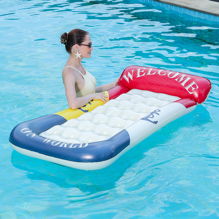 Women's Inflatable Relax Lounger with Maritime Design Kalsten