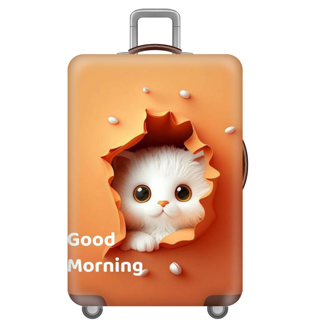 Unisex Hard-shell suitcase with cute cat motif Kalsten