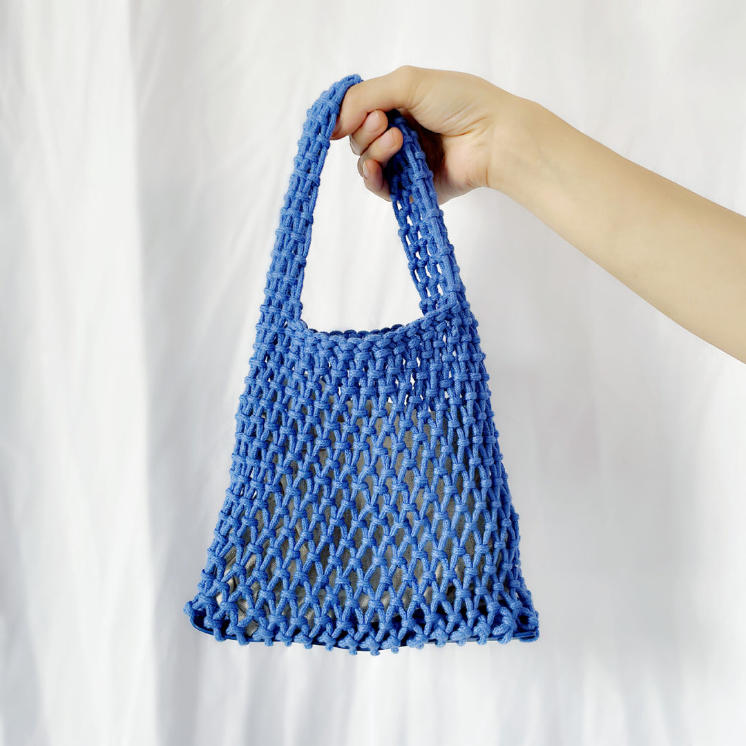 Hand-knotted tote bag with unique design Kalsten