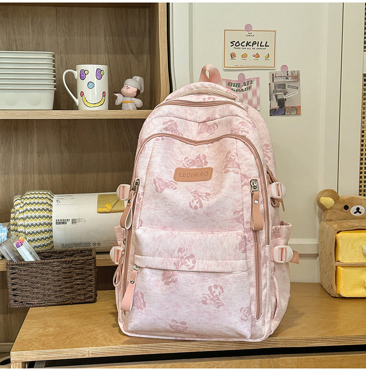 Casual Multi-Compartment School Backpack Kalsten