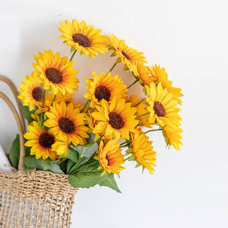 Realistic Sunflower Flower Stem