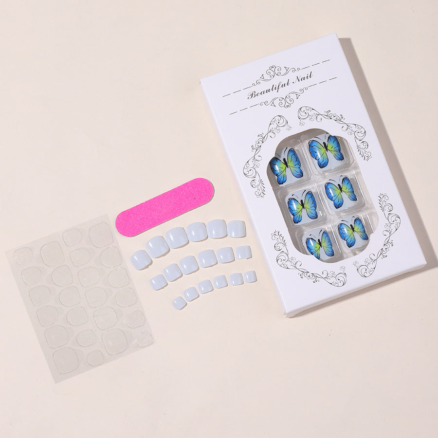 Decorative Butterfly Press-On Nail Set kalsten
