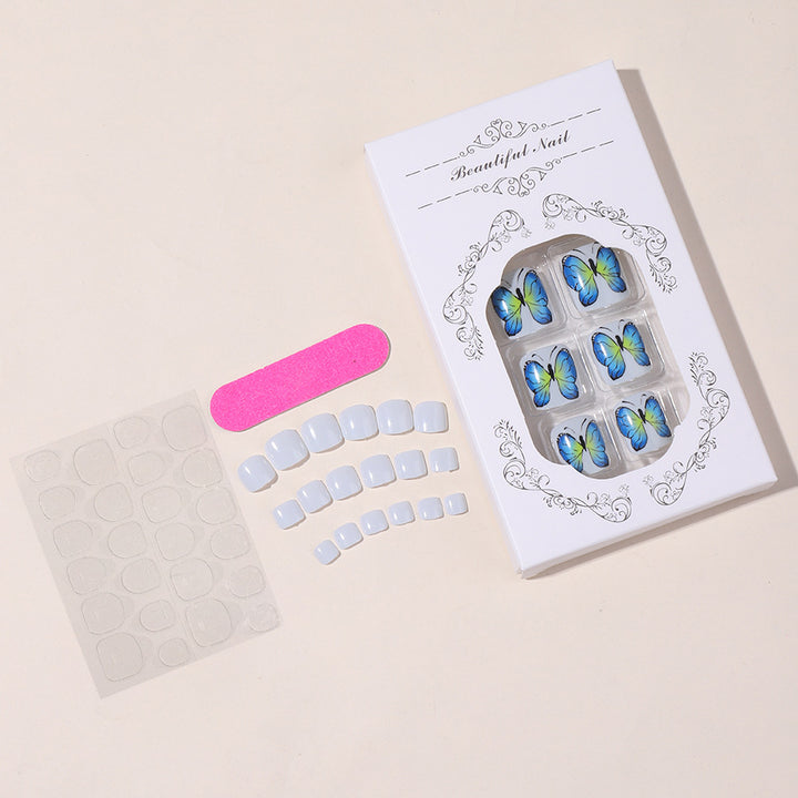 Decorative Butterfly Press-On Nail Set kalsten
