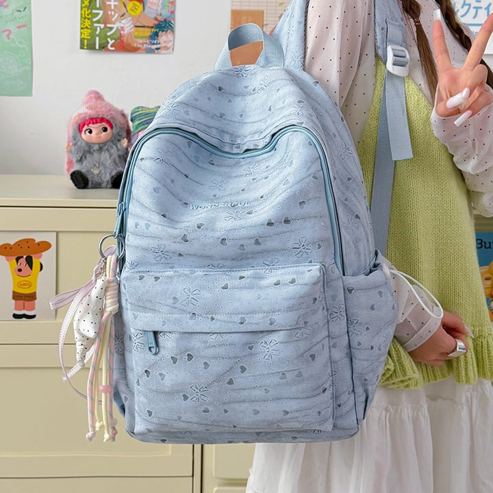 Stylish Heart Pattern Backpack Kalsten
