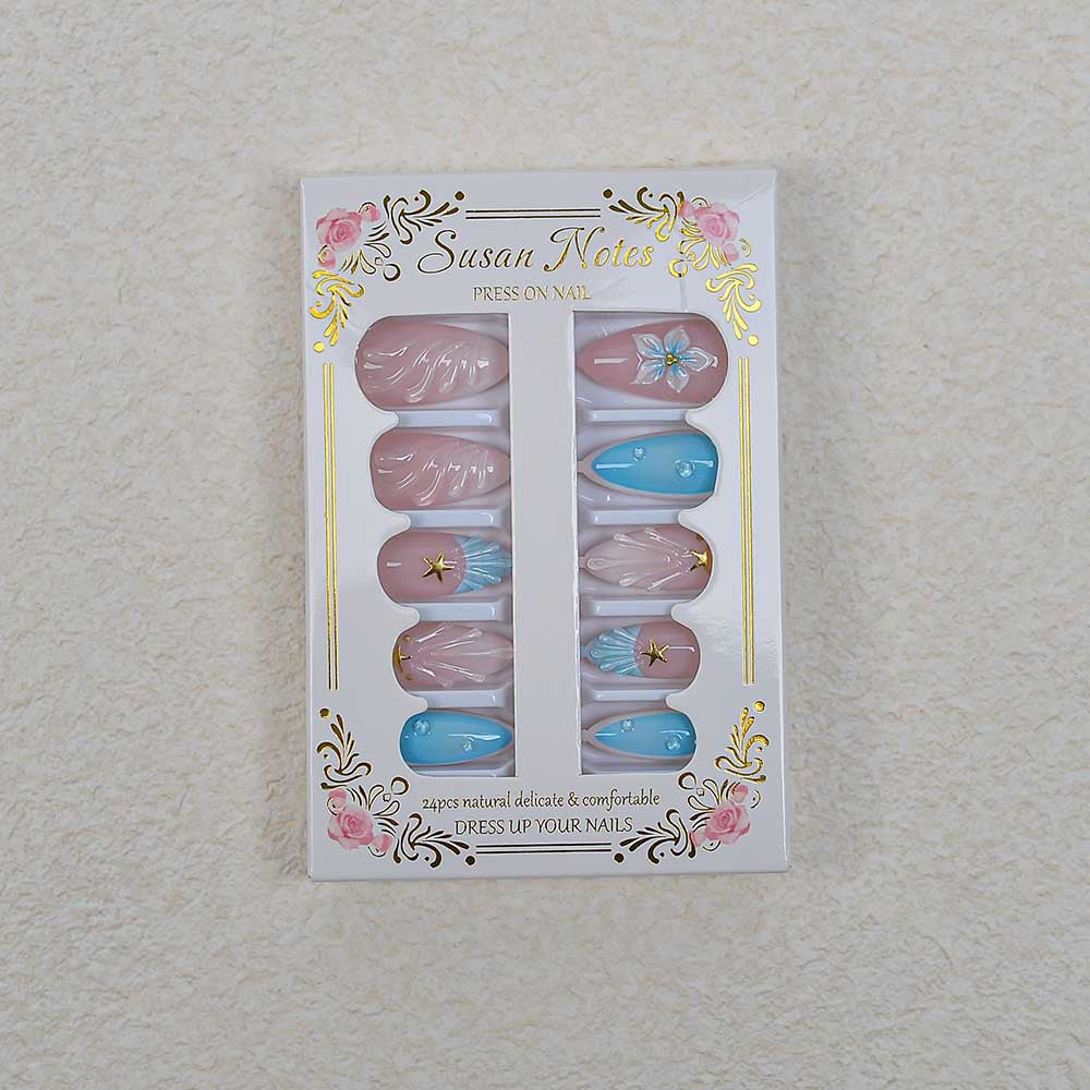 Decorative Press-On Nail Art Set Kalsten 1787294254