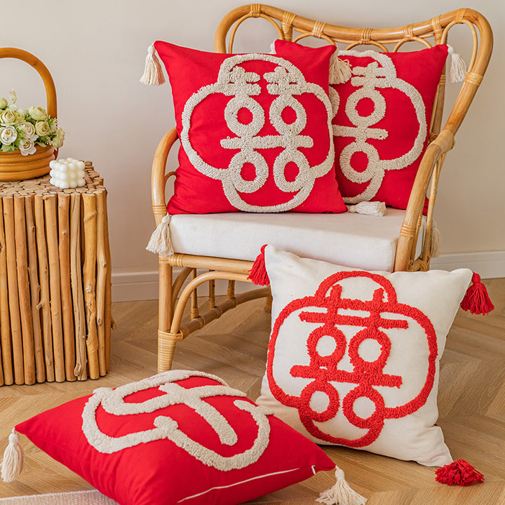 Decorative Bohemian-Style Cushion