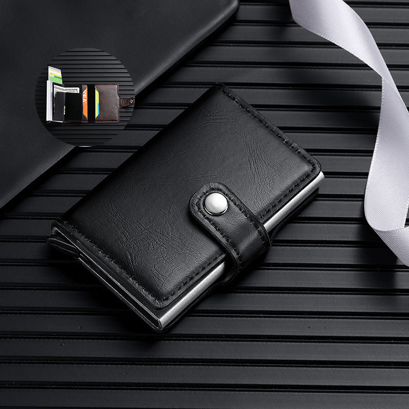 Minimalist Leather RFID Blocking Wallet
