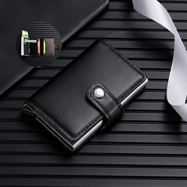 Minimalist Leather RFID Blocking Wallet