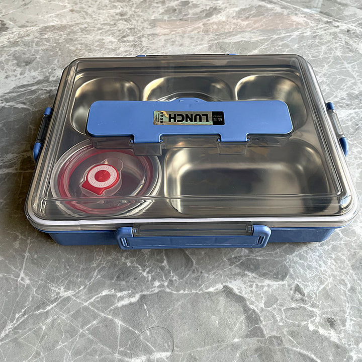 Multi-Compartment Stainless Steel Bento Box