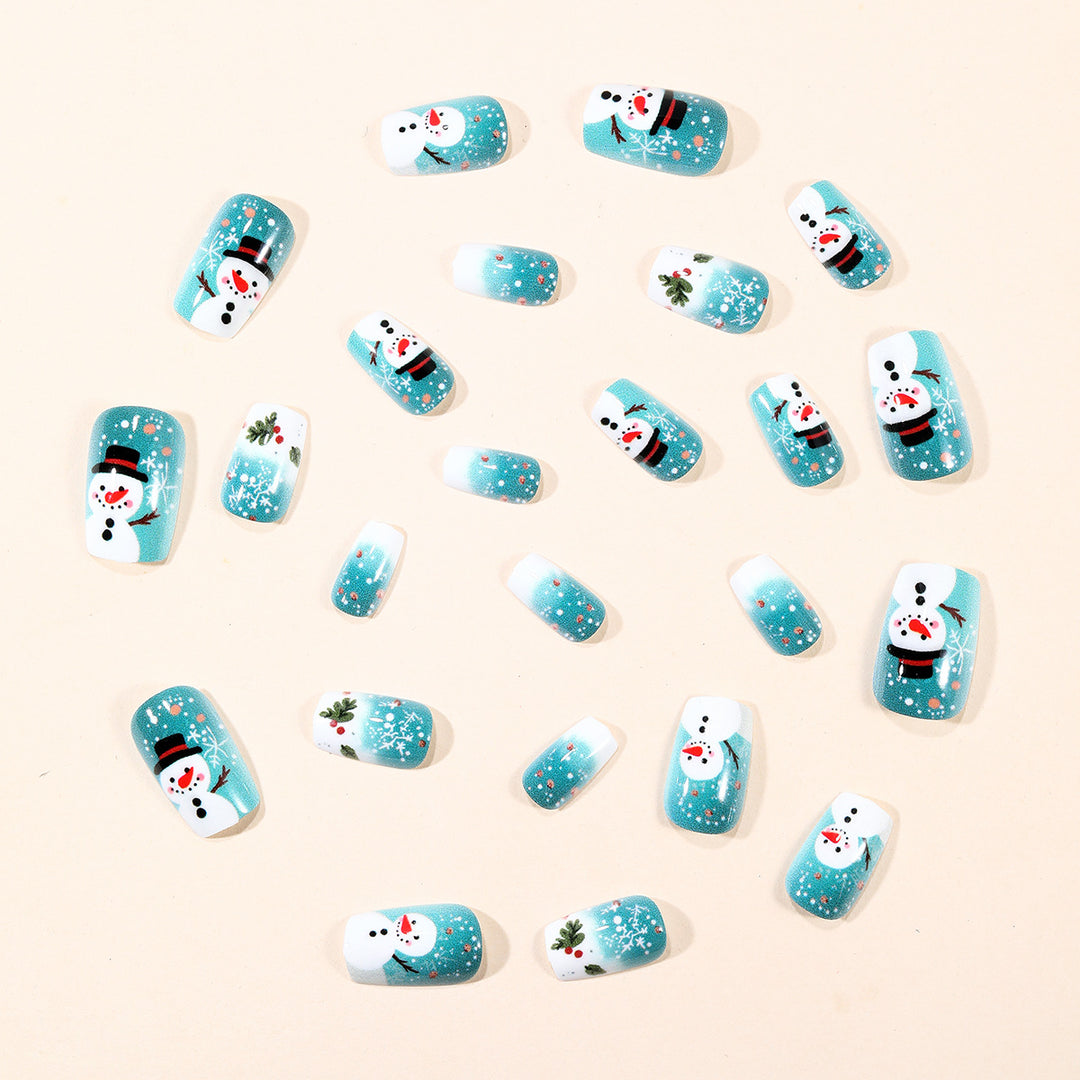 Festive Winter-Themed 3D Nail Art Extensions Kalsten 1789713261