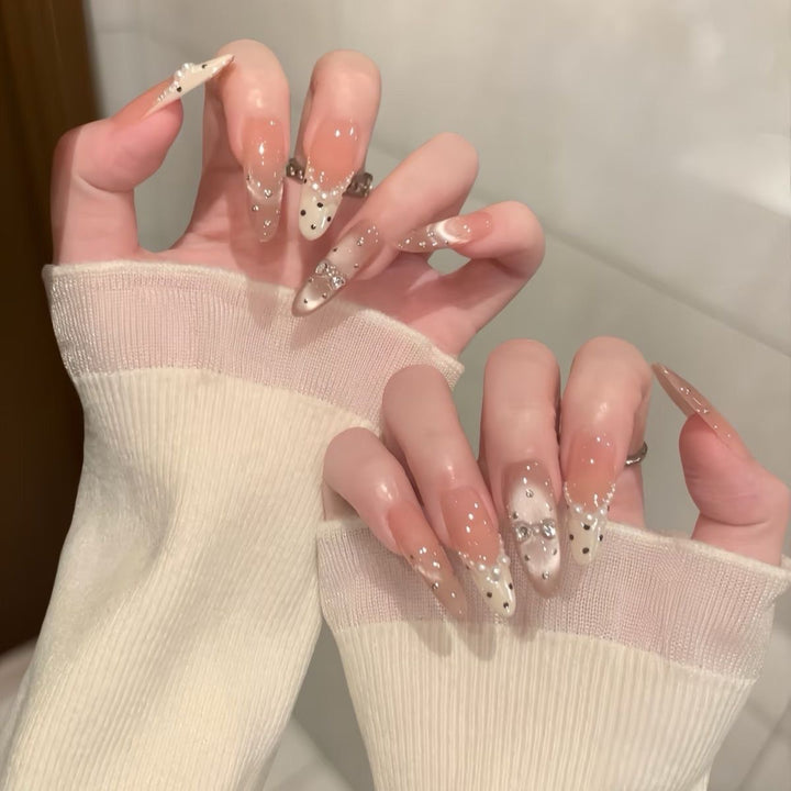 Luxury Glittered Press-On Nail Set Kalsten