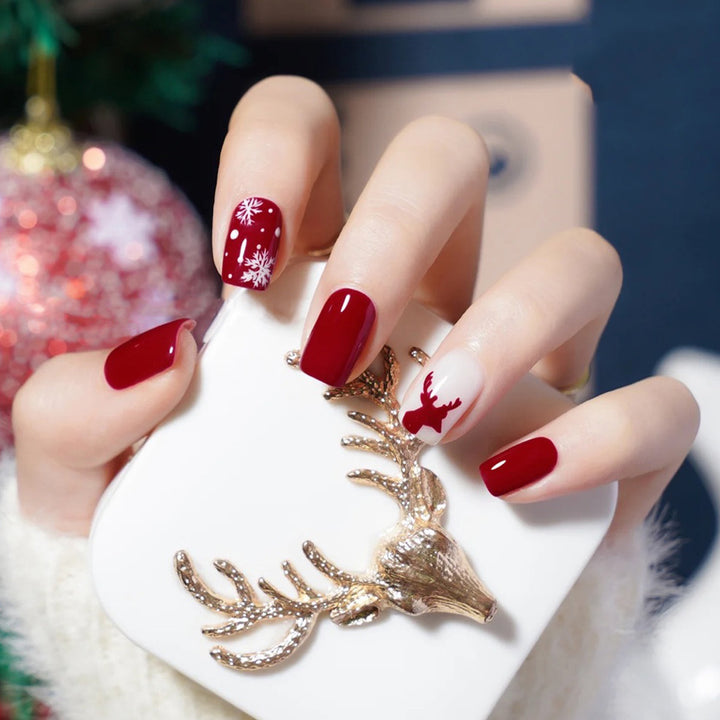Elegant Stiletto Press-On Nail Set with Unique Design Kalsten