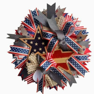 Unisex nan patriotic anniversary commemorative circular resin wall plaque with high-relief eagle Liberty Bell and Statue of Liberty personalization Kalsten