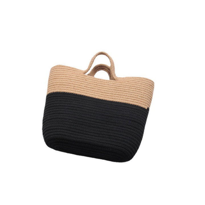 High Quality Woven Basket Bag with Sturdy Short Handles Kalsten