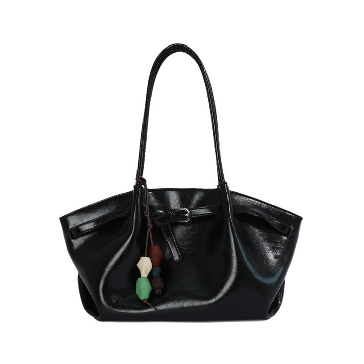 Sleek Minimalist Leather Tote Bag