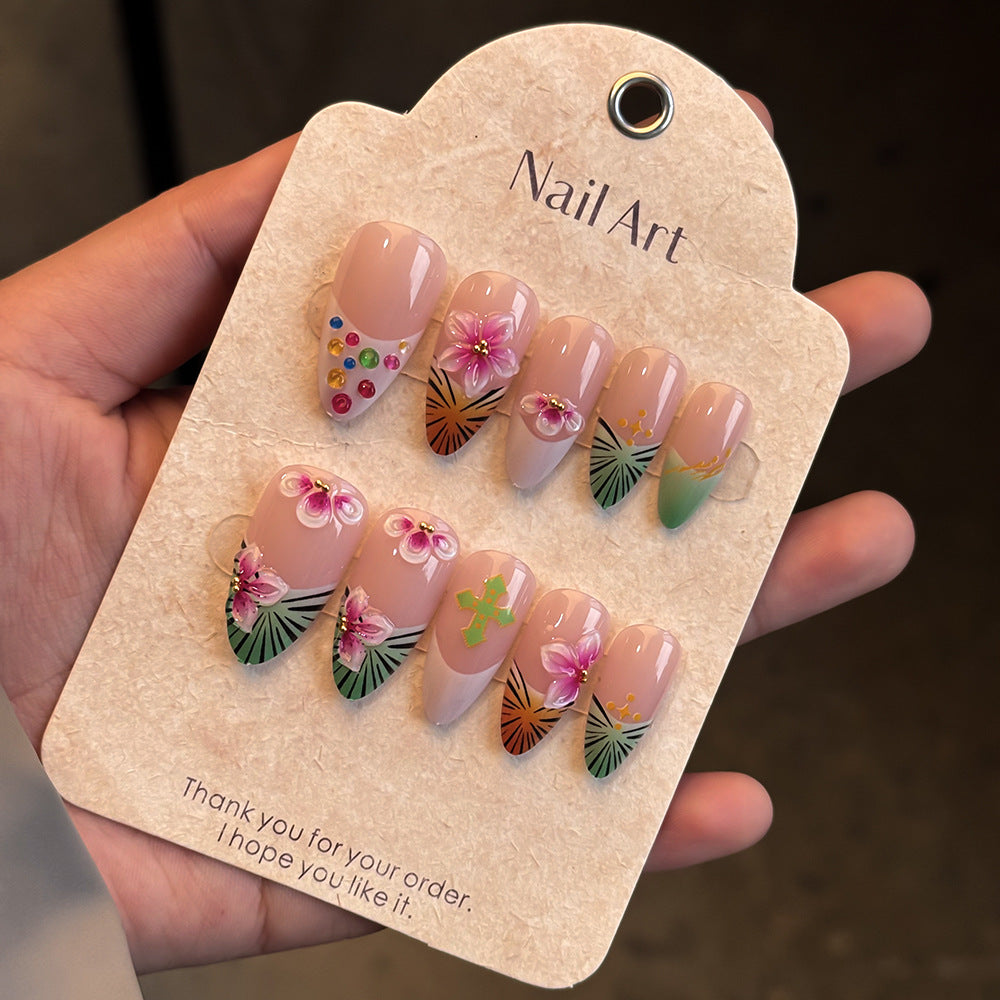 Themed Press-On Nail Art Set Kalsten