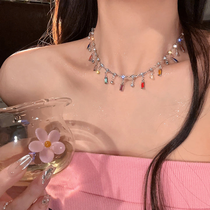 Colorful Charm Statement Necklace Kalsten