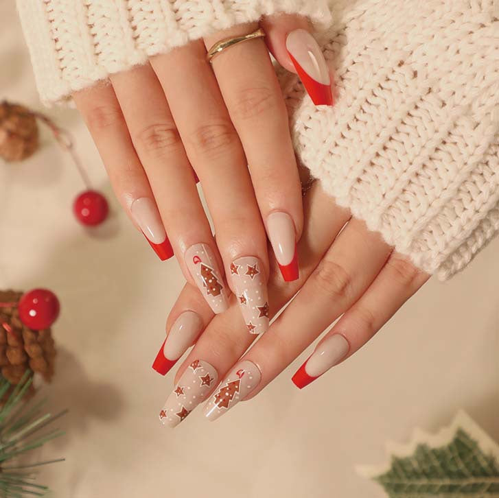 Artful Nail Art with Festive Christmas Design Kalsten
