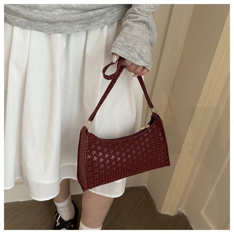 Chic Textured Handheld Purse
