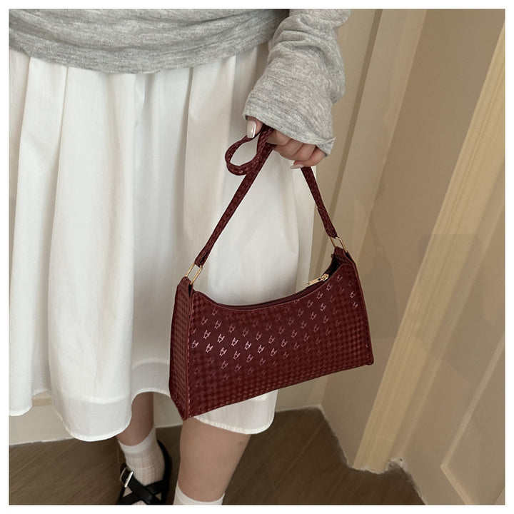Chic Textured Handheld Purse