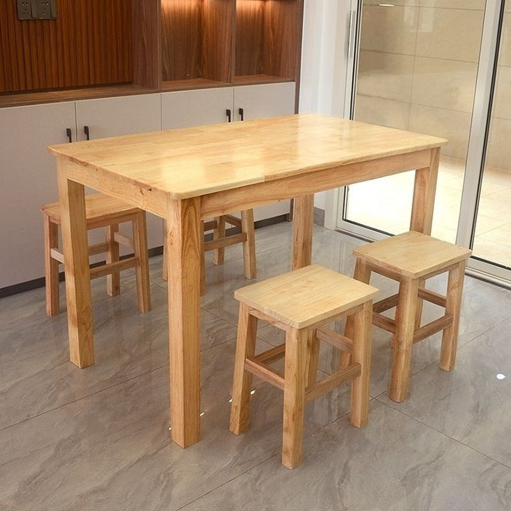Rustic Dining Table Set Kalsten