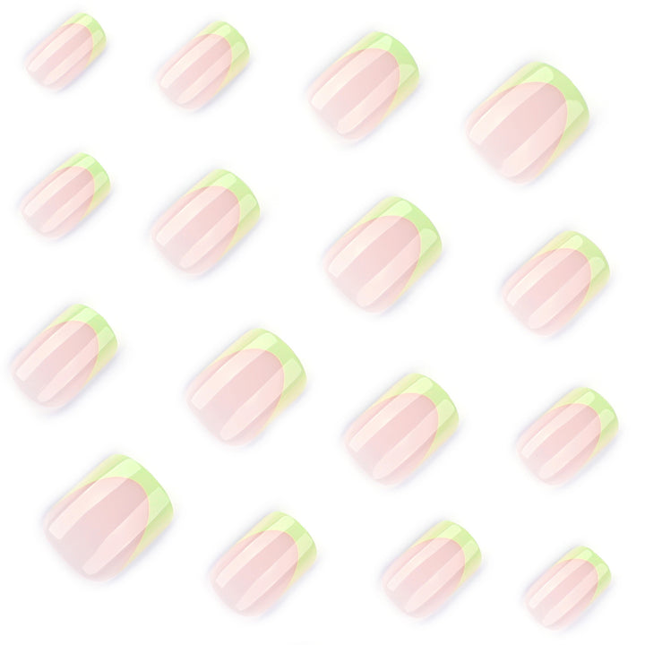 Elegant nail art with gradient and glitter accents Kalsten