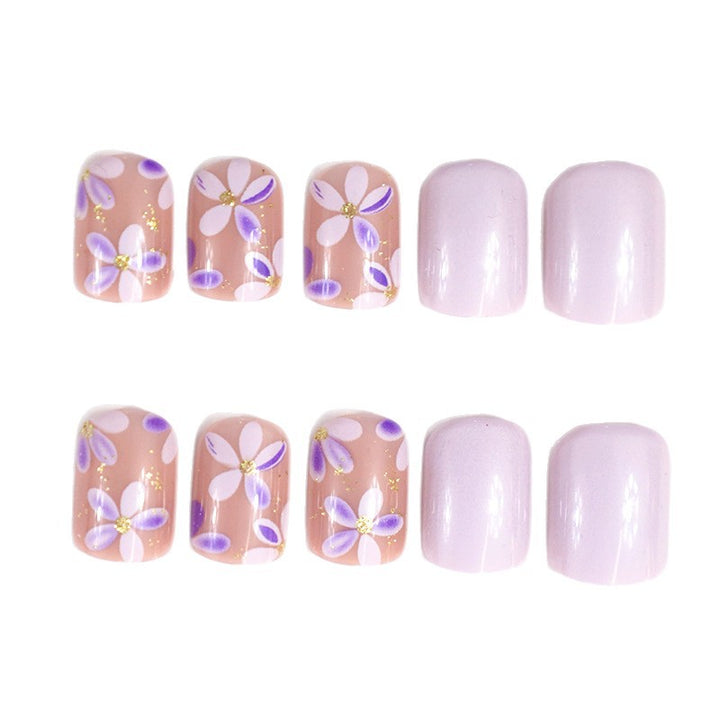 Floral Art Gel Nail Enhancements Kalsten