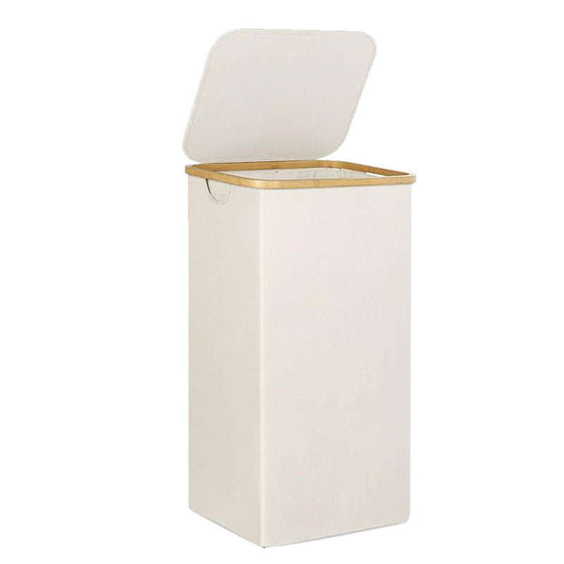 High-quality laundry basket with lid and handle Kalsten