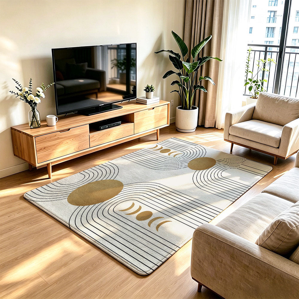 Decorative Butterfly Print Area Rug
