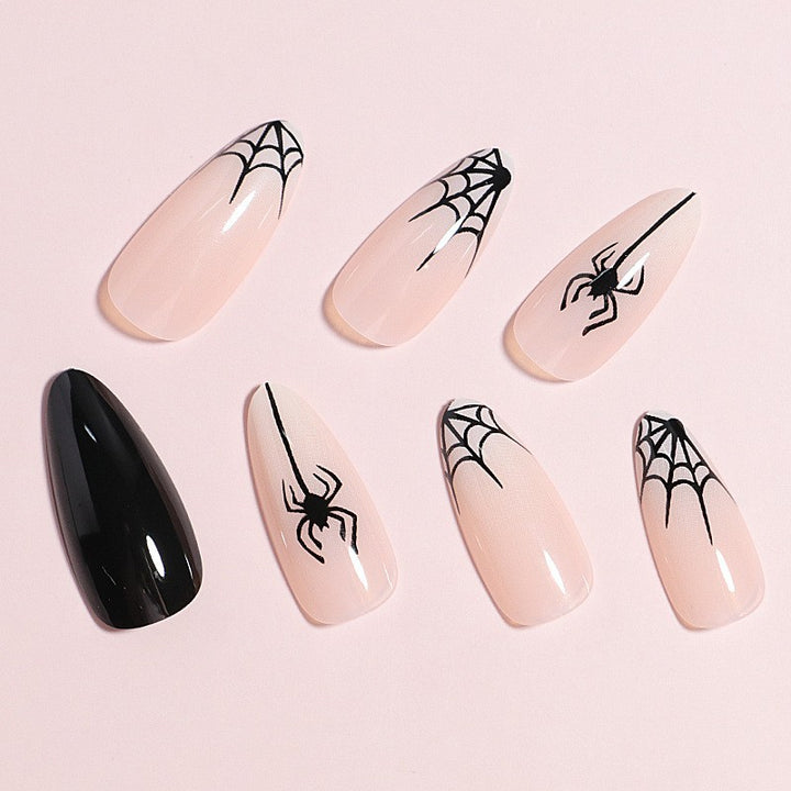 Artistic Spider Design Press-On Nails Kalsten